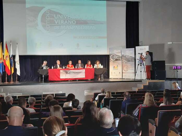 Acto inaugural de la XXVIII Universidad de Verano de Maspalomas (Foto TA)